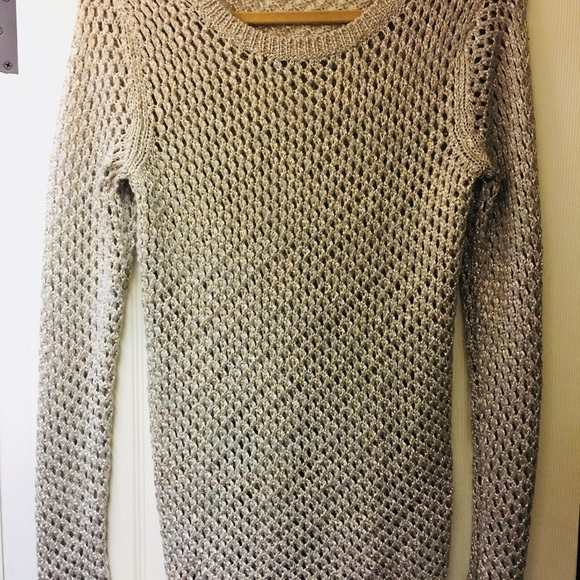 Silver/gold Apt 9 sweater - Picture 2 of 3